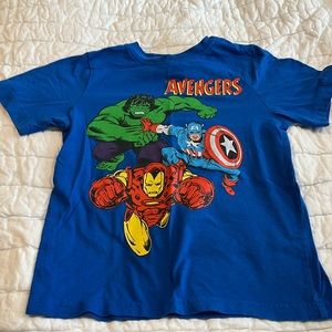 Marvel tee size 7 blue.